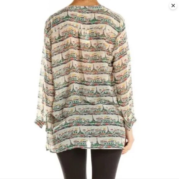 Banana Republic Multicolor Patterned Blouse - Picture 2 of 7